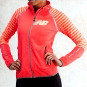 New Balance Beacon High Visibility Glow Athletic Zip Jacket